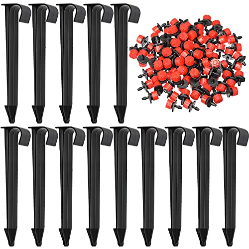 30 Pieces 1/2 Inch Irrigation Tubing Stakes Kit