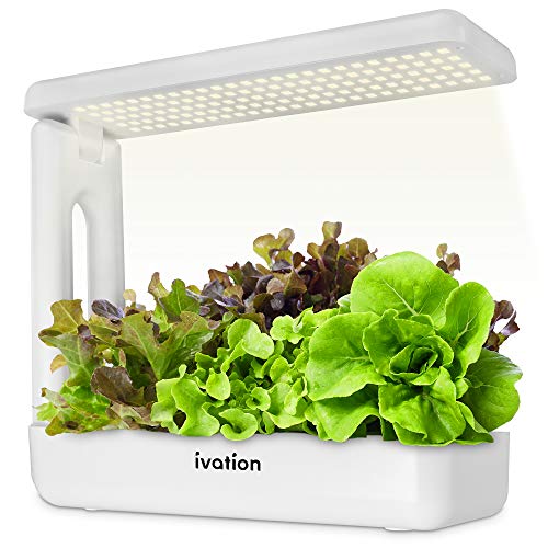 Ivation Hydroponics Growing System Kit with LED Grow Light