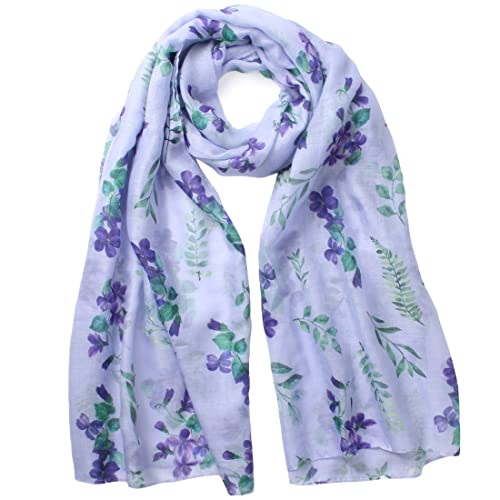 Birth Flower Scarf for Women