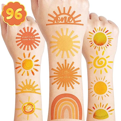 Sun Temporary Tattoos Party Decorations