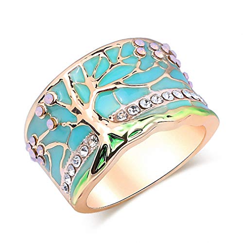 Lucky Flower Tree Wide Ring