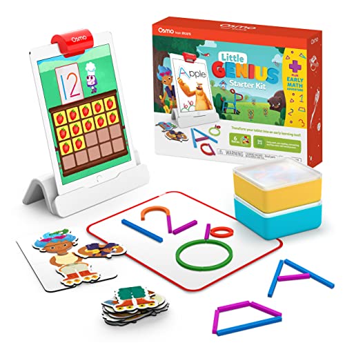 Osmo-Little Genius Starter Kit for iPad: Fun-filled educational learning games for ages 3-5