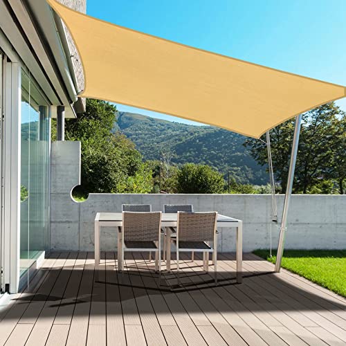 PureFit Rectangle Sun Shade Sails - Outdoor Shade Canopy