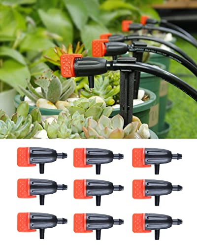 Yulaiyoen Garden Irrigation Dripper - Adjustable Drip Emitters for Succulents
