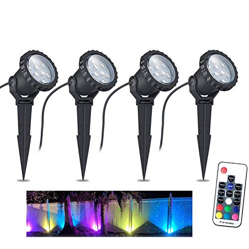 COVOART Color Changing LED Landscape Lights