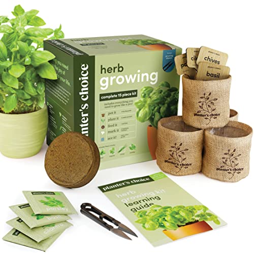 Indoor Herb Garden Starter Kit