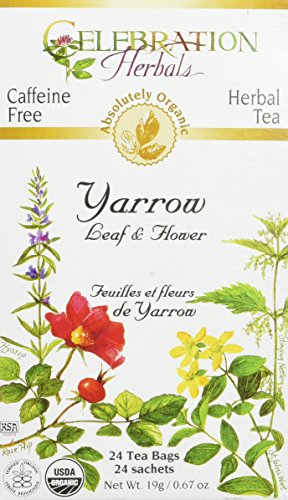 CELEBRATION HERBALS Yarrow Leaf & Flower Tea, 24 CT