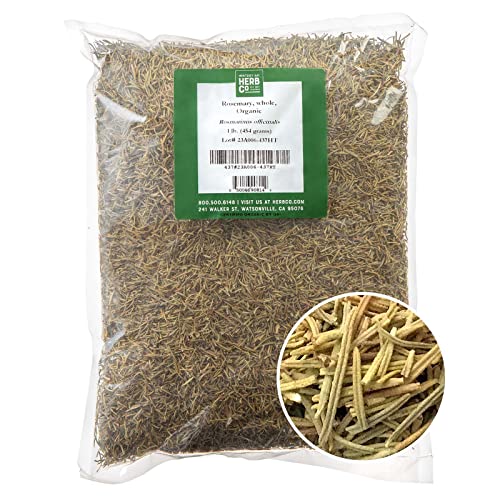 Organic Rosemary by Monterey Bay Herb Co. - Versatile Seasoning Herb for Soups, Meats, & Vegetables