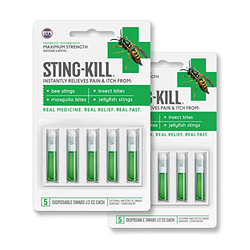 Sting-Kill Anesthetic Swabs for Instant Pain + Itch Relief