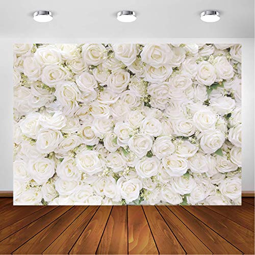 White Flower Backdrop for Party Photoshoot