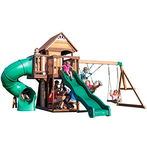 Backyard Discovery Cedar Cove Wood Swing Set