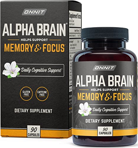ONNIT Alpha Brain - Premium Nootropic Brain Supplement