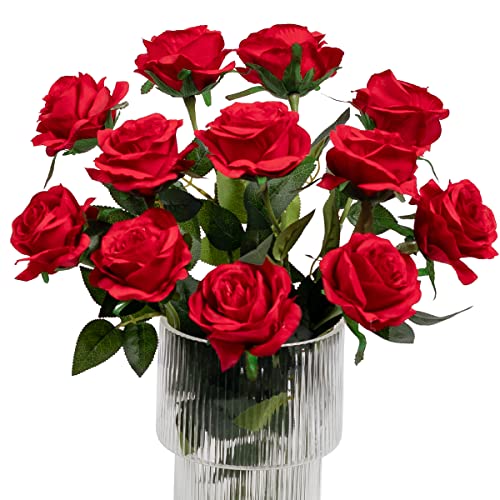 Kisflower Artificial Roses for Home Decor and Events