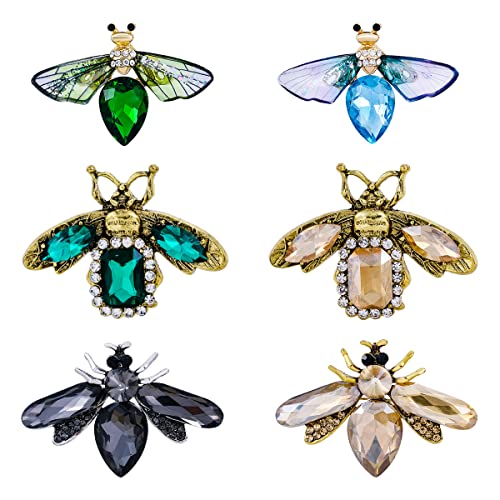 MEEDOZ Bee Insect Brooches for Women