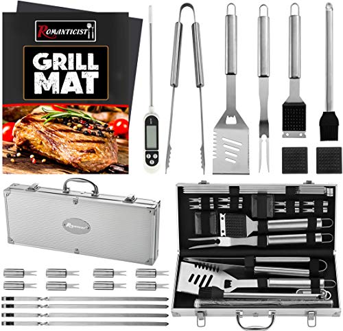 ROMANTICIST 23pc BBQ Grill Accessories Set