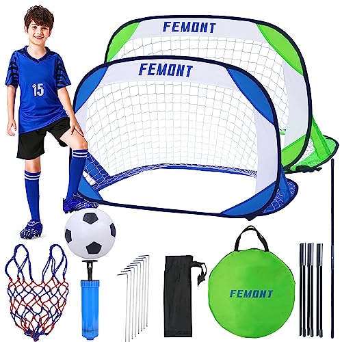 Portable Pop Up Soccer Nets with Carrying Bag