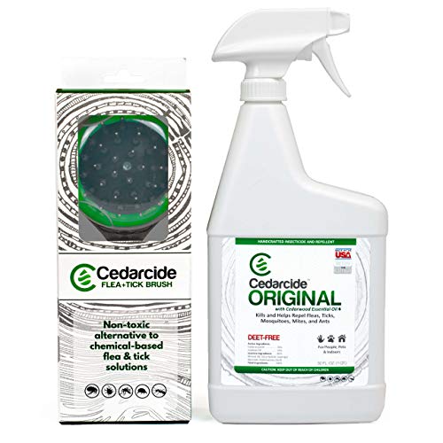 Cedarcide Flea + Tick Pet Brush