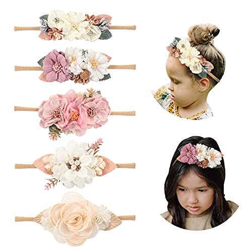 Cinaci Floral Headbands for Baby Girls