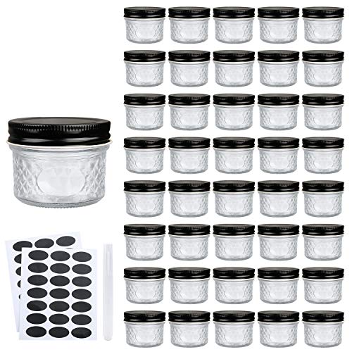 4 oz Glass Jars With Lids