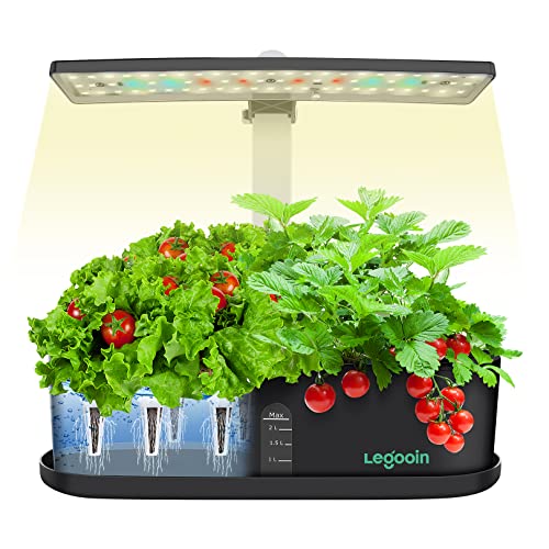 Hydroponics Growing System with LED Grow Light