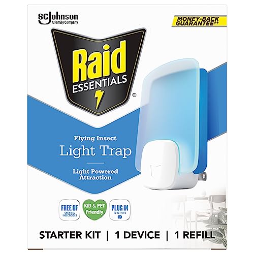 Raid Essentials Flying Insect Light Trap Starter Kit