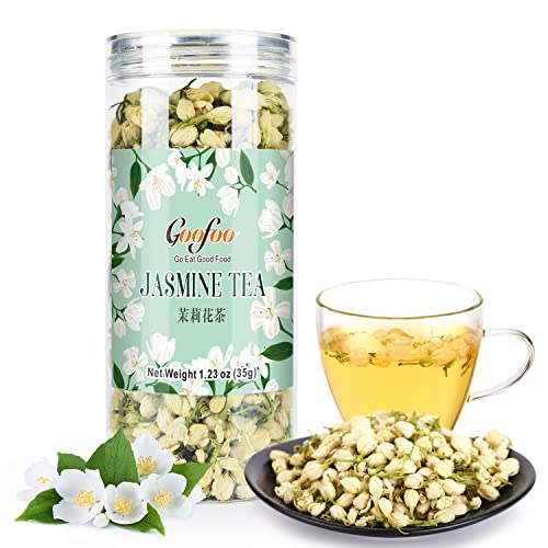 Jasmine Flower Buds Petals Herbal Tea by Goofoo