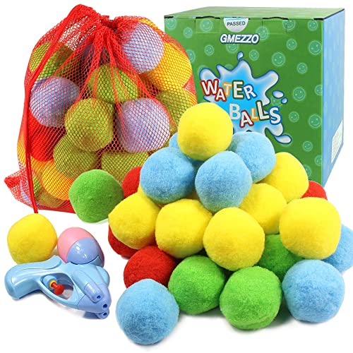 56 Reusable Water Soaker Balls - Fun Summer Water Toys for Kids and Teens