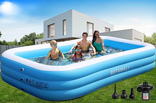 Large Inflatable Pool with Pump