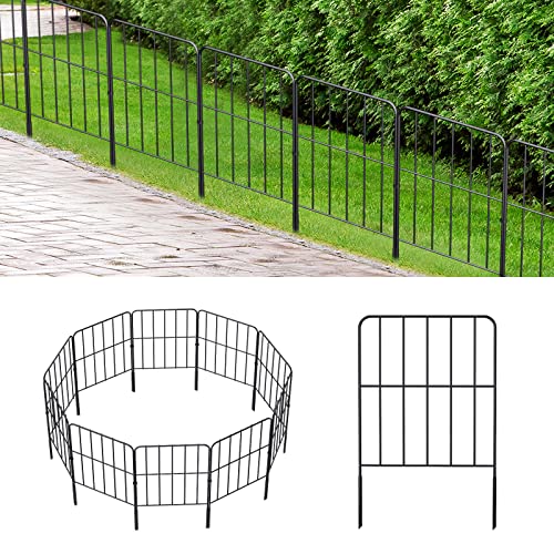 OUSHENG Decorative Garden Fence 10 Pack