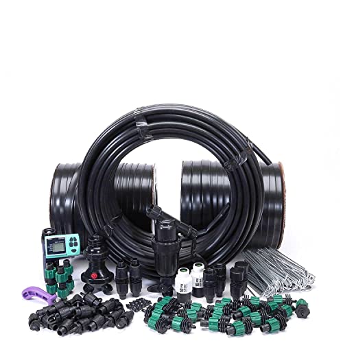 Automated Drip Tape Irrigation Kit for Watering Row Crops