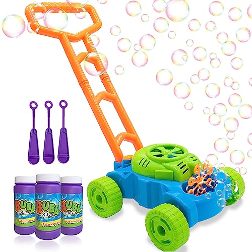 Lydaz Bubble Lawn Mower for Toddlers