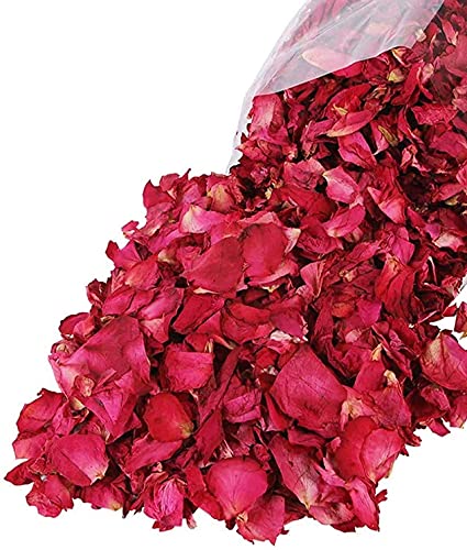 Natural Dried Rose Petals for Bath and Crafts