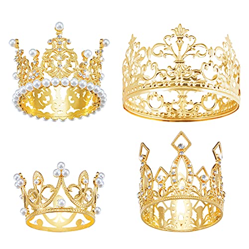 Elegant Crown Cake Toppers for Special Occasions