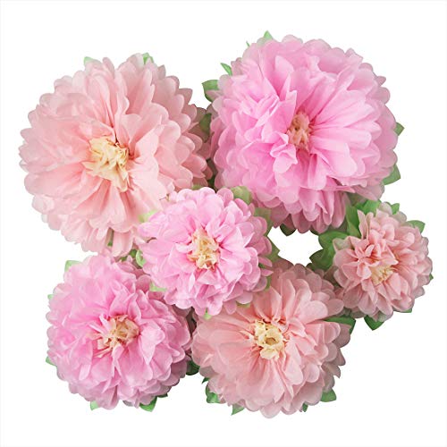 Artificial Tissue Paper Peony Flowers