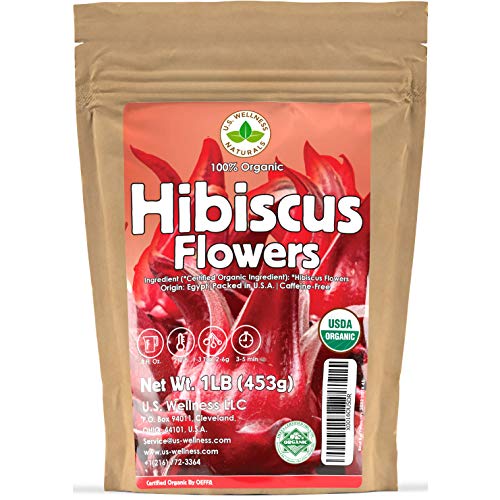 Organic Hibiscus Flowers Herbal Tea