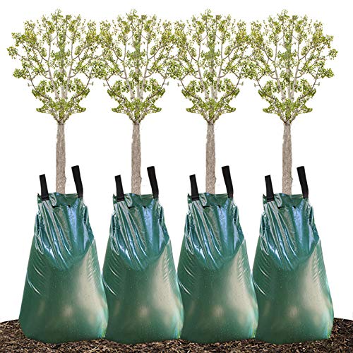 Tree Watering Bag for Trees - Slow Release, Durable PVC Material - 4 Pack