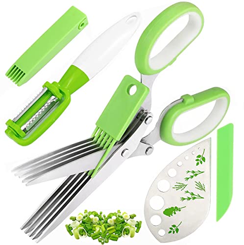 Multifunction Herb Scissors Set