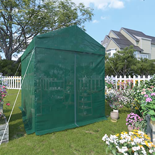 EAGLE PEAK Portable Walk-in Shade Cloth Greenhouse