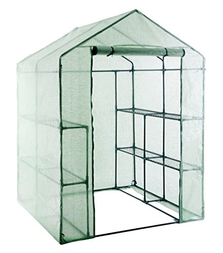 GOJOOASIS Portable Garden Greenhouse with 3 Tiers