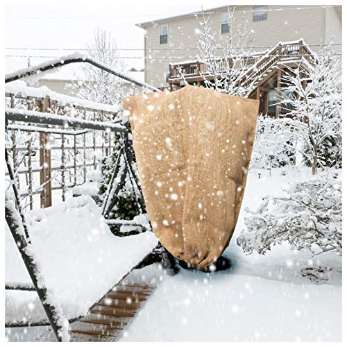 Large Size Plant Frost Protector with Drawstring