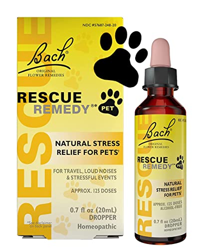 Bach RESCUE REMEDY PET Dropper: Natural Stress Relief for Pets