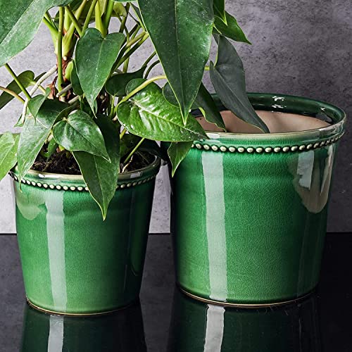 JOFAMY Ceramic Plant Pots