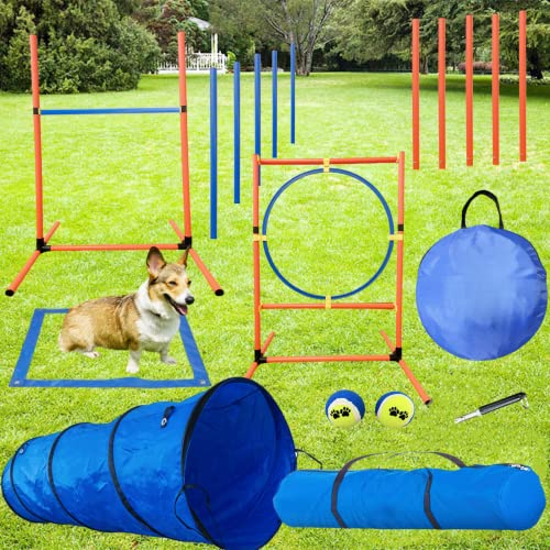 KATZEIST Dog Agility Training Equipment Set