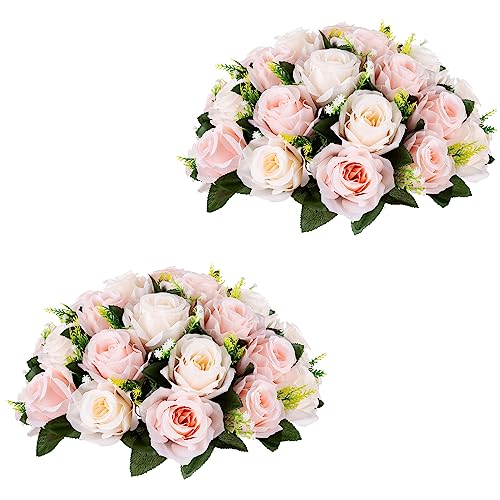Artificial Rose Flower Balls for Centerpieces - Wedding and Home Decor