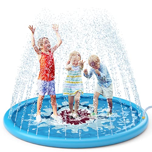 Jasonwell Splash Pad Sprinkler/ Play Mat for Kids