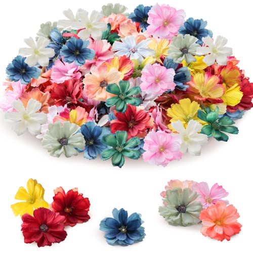 Janinka 120 Pieces Faux Flowers for Crafts