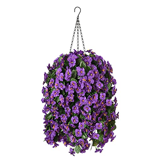 Artificial Hanging Flowers Basket