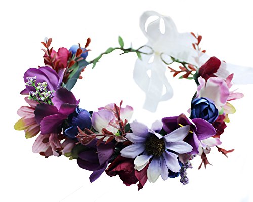 Vivivalue Boho Flower Headband