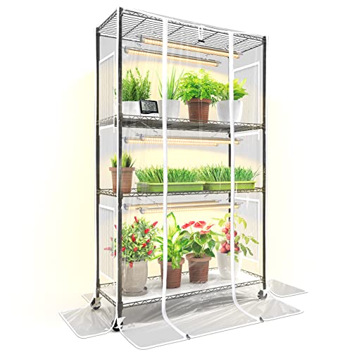 Monios-L Mini Greenhouse with Grow Light