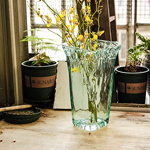 Funsoba Glass Flower Vase - Green